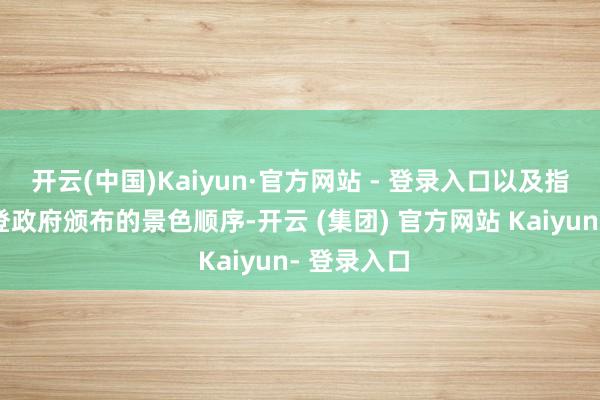 开云(中国)Kaiyun·官方网站 - 登录入口以及指引肃除拜登政府颁布的景色顺序-开云 (集团) 官方网站 Kaiyun- 登录入口