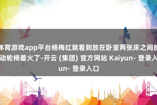 体育游戏app平台杨梅红就看到放在卧室两张床之间的电动轮椅着火了-开云 (集团) 官方网站 Kaiyun- 登录入口