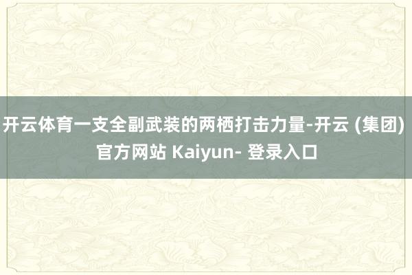 开云体育一支全副武装的两栖打击力量-开云 (集团) 官方网站 Kaiyun- 登录入口